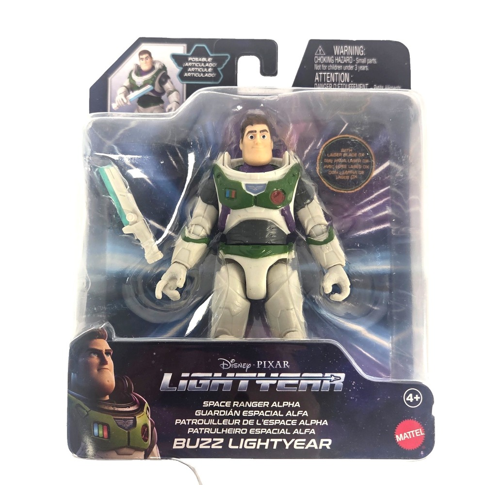 Mattel Disney Pixar Lightyear Buzz Lightyear 5 Inch Figure Laser Blade DX New
